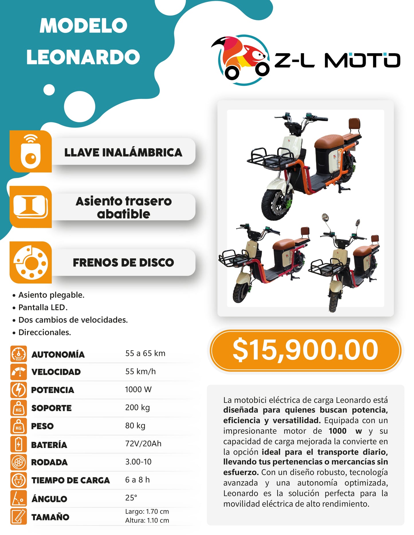 Bicicleta Eléctrica: Leonardo