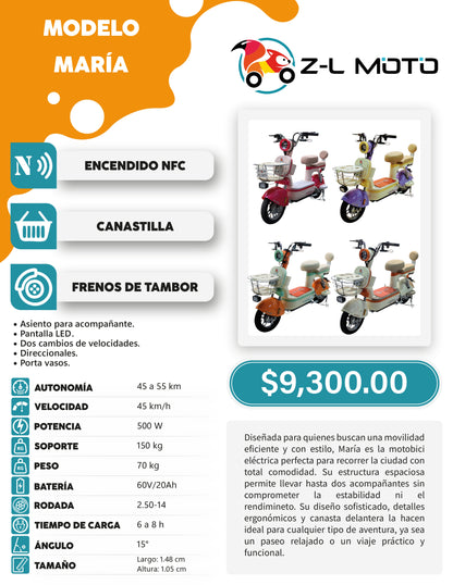 Bicicleta Eléctrica MARIA